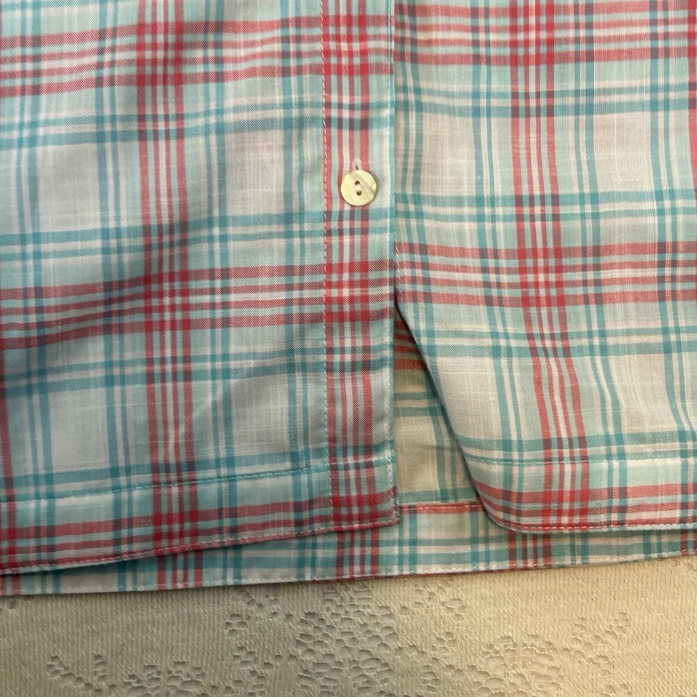Seven Forty-Two Size M Multicolored 3/4 Sleeve Button Up Shirt - Picture 6 of 13